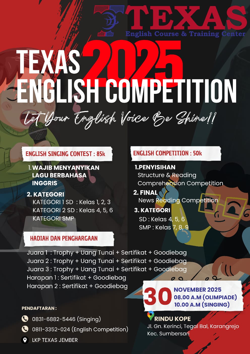 TEXAS ENGLISH COMPETITION 2025